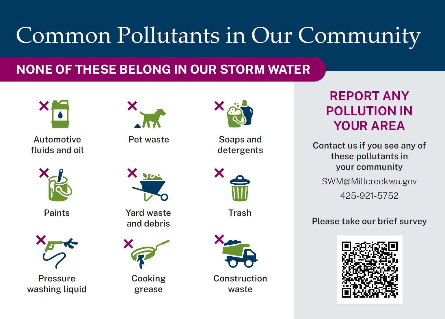 Common Pollutants Infographic