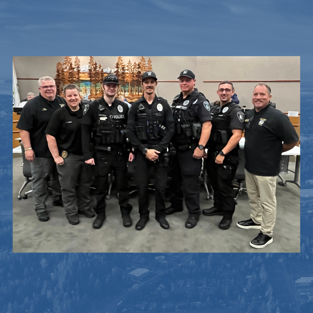 City Council Recap 09/02/25 - Mill Creek Police Department swears in new officer.