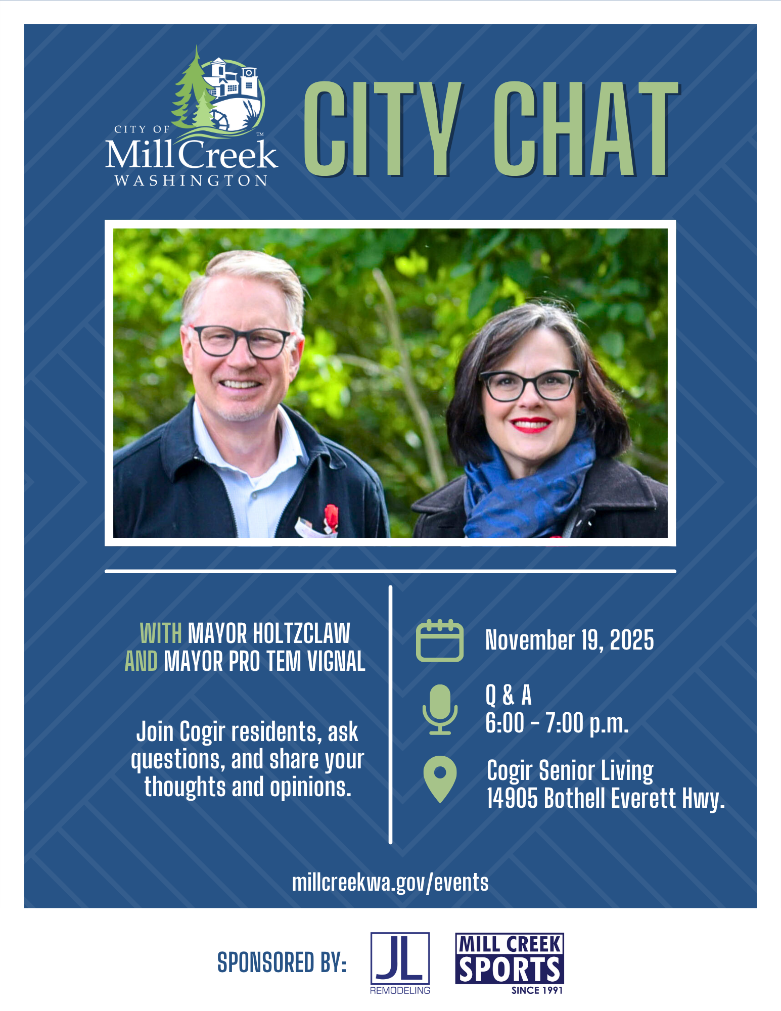 City Chat Winter 2025 Flyer